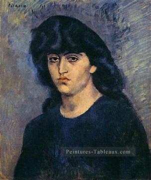 Portrait Suzanne Bloch 1904 Pablo Picasso Peinture à l'huile